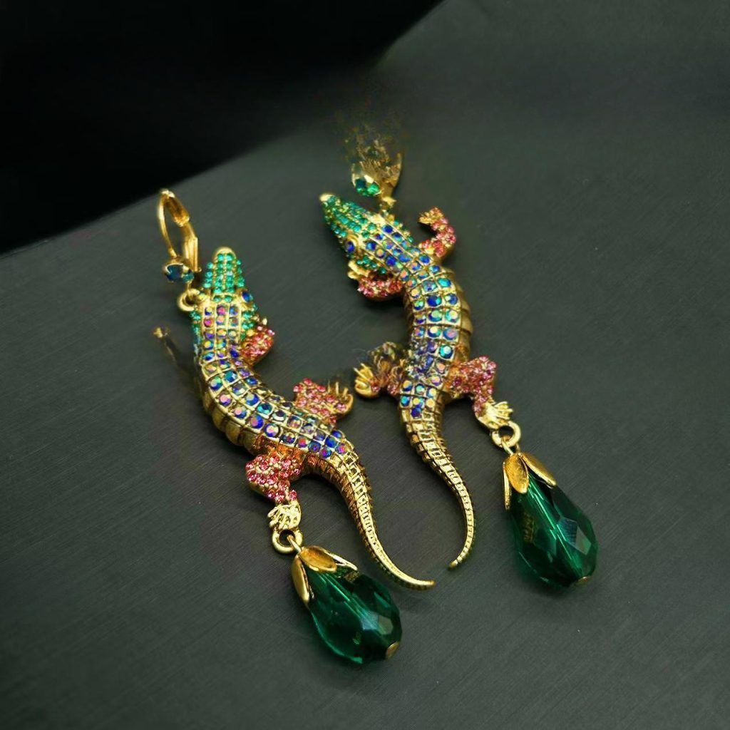 Crocodile Earrings