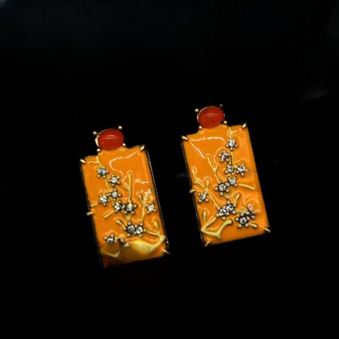 Yellow Earrings