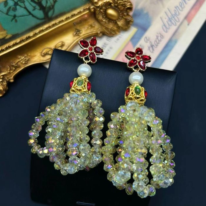 crystal earrings