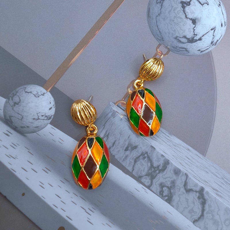 statement stud earrings