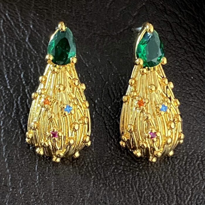 Rhinestone Drop Earrings
