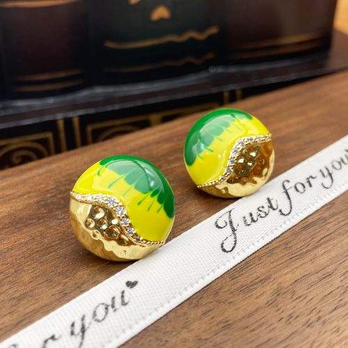 earrings with rhinestones​