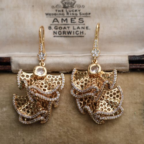 Hypoallergenic Earrings Cool Earrings Minimalist Jewelry Fashionable And Elegant Vintage Rhinestone Pendant Earrings