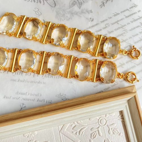 Crystal Bracelet Women Fashion Bracelet Fashion Retro Crystal Chain Bracelet