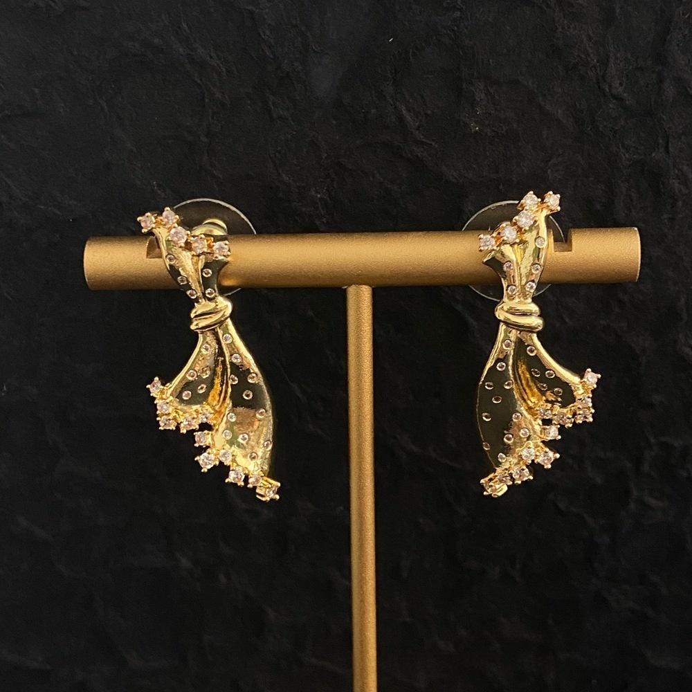 rhinestone statement earrings