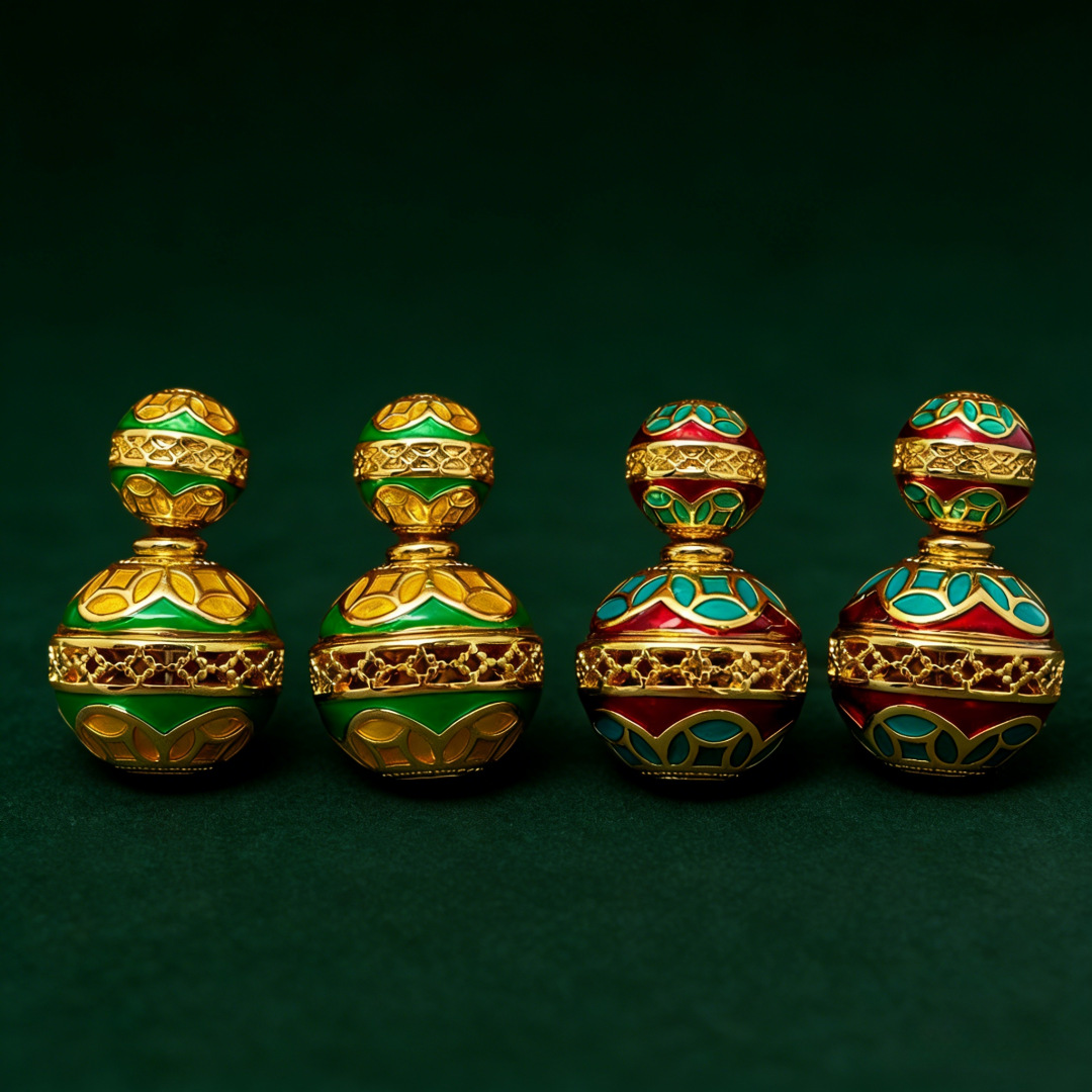 boho ethnic colorful enamel earrings