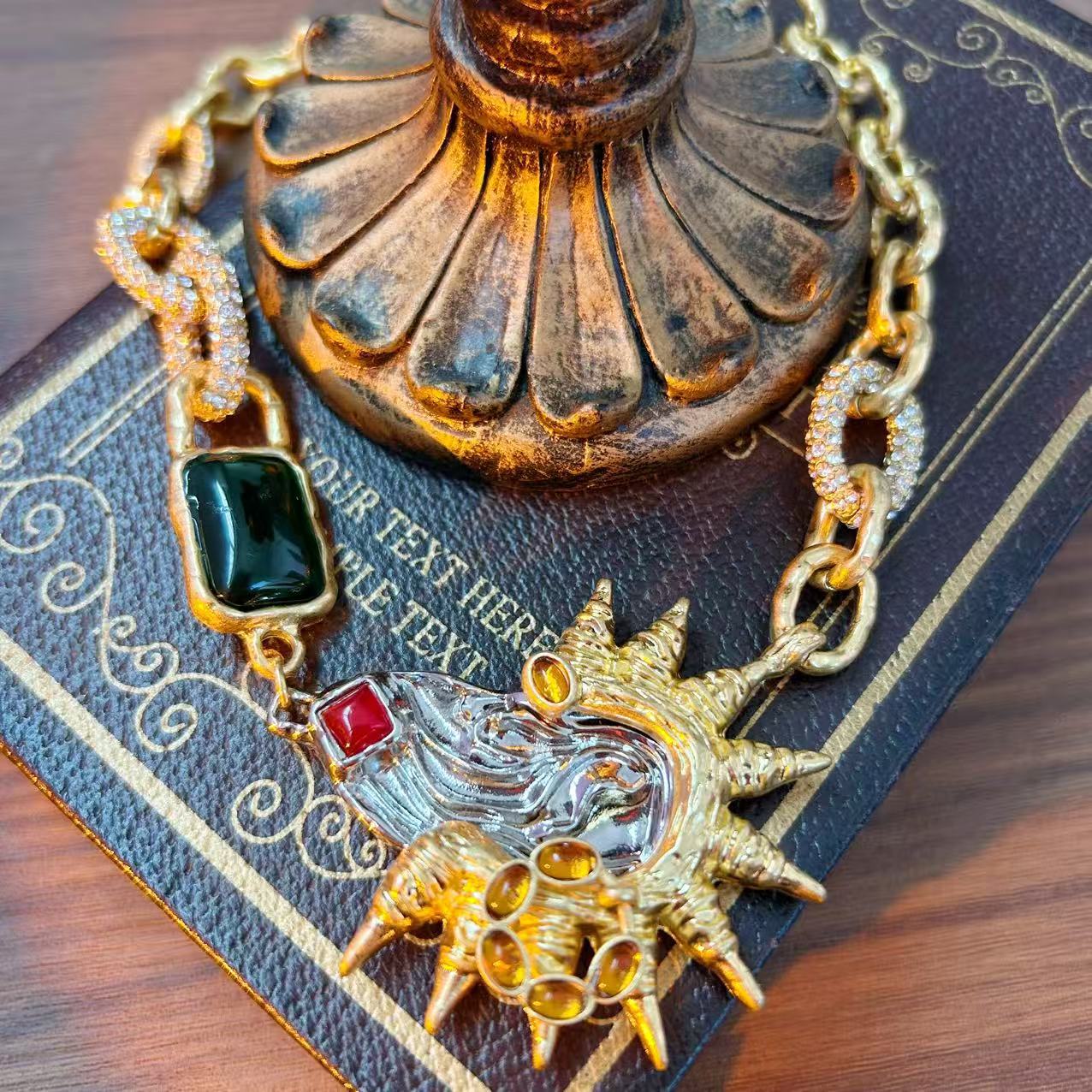 4. Bold Crystal Curb Chain Toggle Necklace.jpg